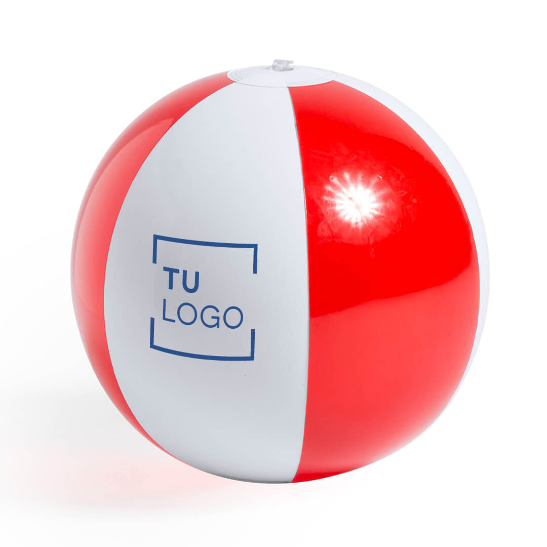 Balón de playa a rayas